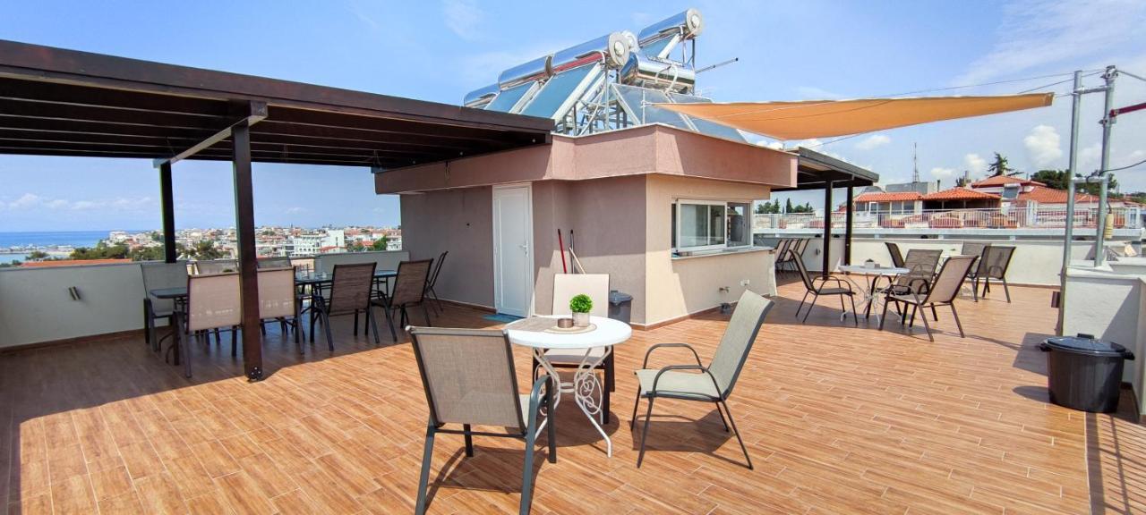 Sea Star Apartments Kallikratia Nea Kallikrateia Ngoại thất bức ảnh