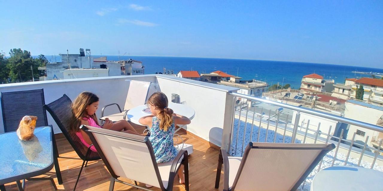 Sea Star Apartments Kallikratia Nea Kallikrateia Ngoại thất bức ảnh